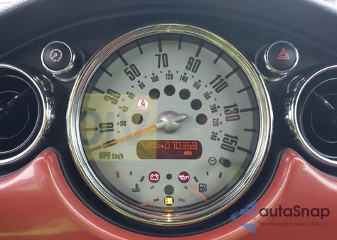 2005 Mini Cooper S z USA, uszkodzony, nr VIN WMWRH334X5TF81383